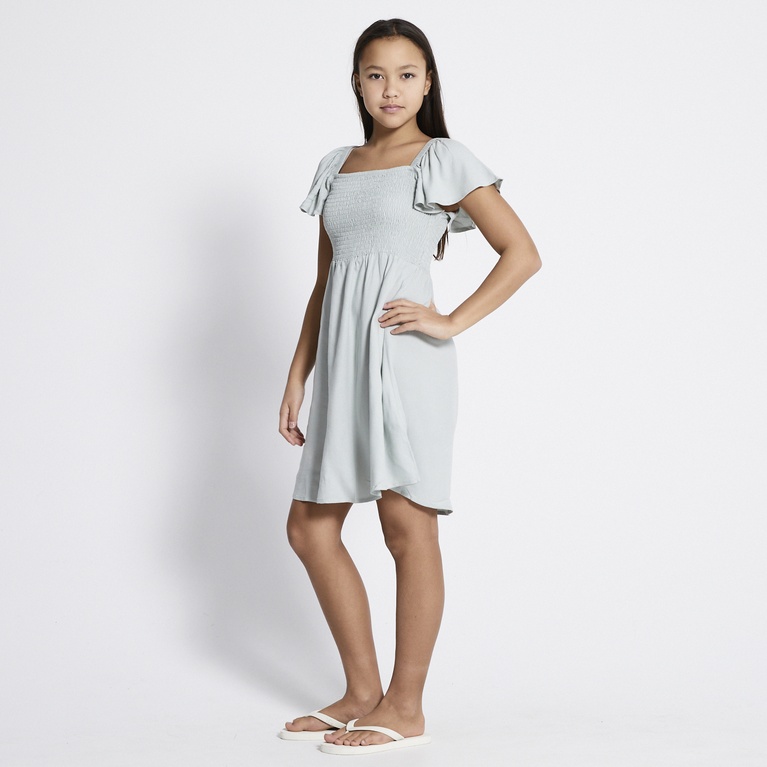 Smock frill dress "Anne" Light Green